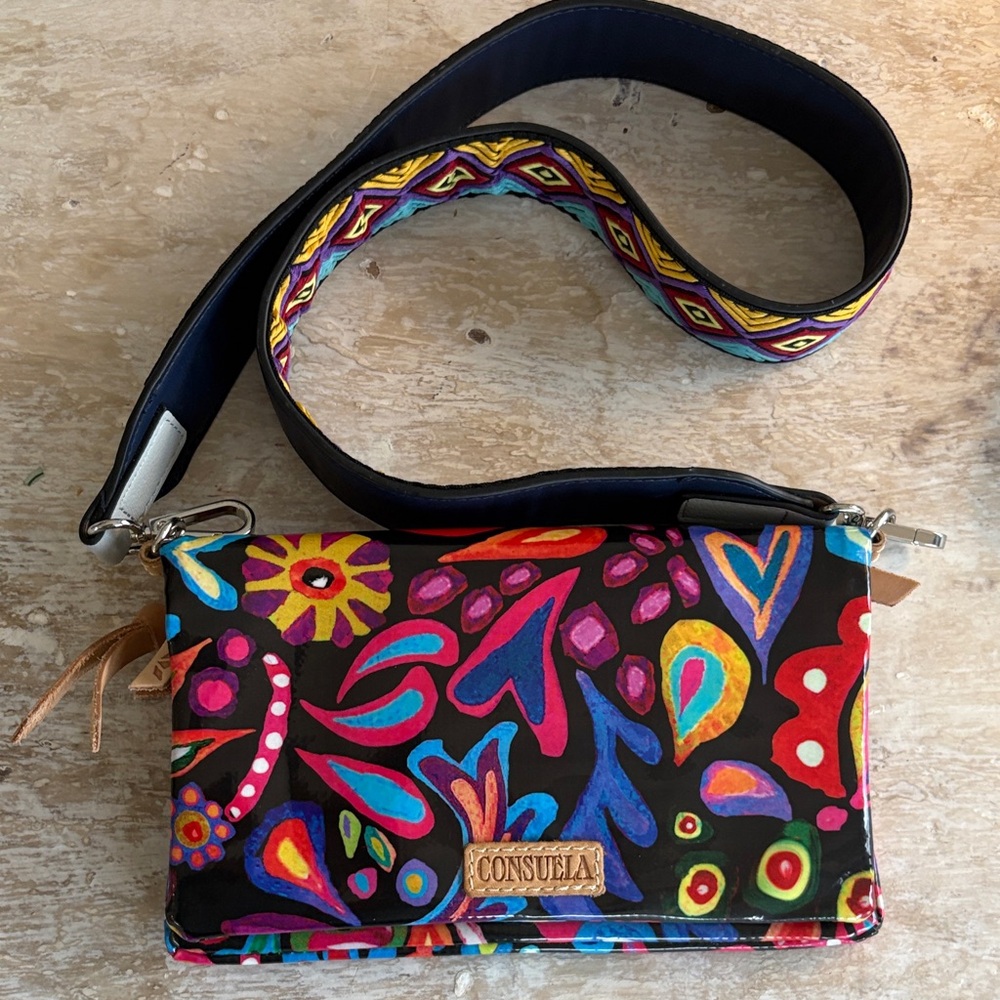 Consuela Colorful Patterned Crossbody Bag